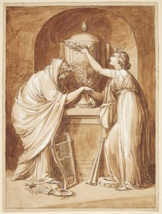 Allegorisk teckning av Joseph Bergler