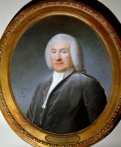 Porträtt av Antoine de Sartine (1729-1801) polislöjtnant av Ludvig XV Akvarellmålning av Joseph Boze (1744-1826). 1787. Versailles, Chateau Museum