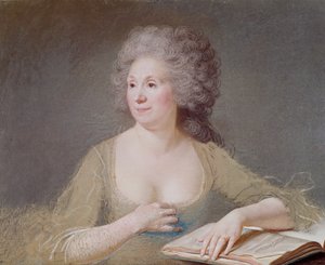 Porträtt av Madame Boze av Joseph Boze