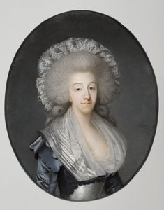 Prinsessan Maria Theresia av Savojen 1756-1805, grevinna av Artois, 1785.