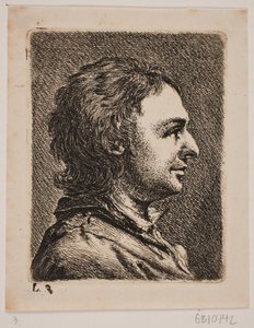 Byst av en yngre man av Joseph Brecheisen