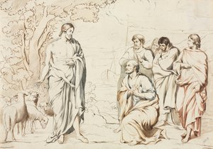 Kristus och hans lärjungar. av Joseph Brett