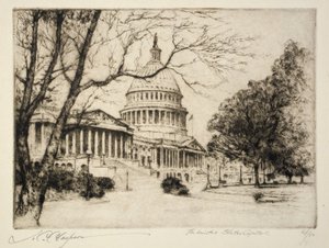 USA:s huvudstad Capitolium