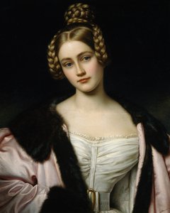 Porträtt av Caroline Grafin Holnstein (1815-59)