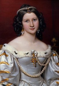 Porträtt av Charlotte målning av Joseph Karl Stieler (1781-1858) av Joseph Carl Stieler