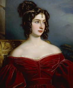 Porträtt av Marchesa Marianna Florenzi av Joseph Carl Stieler