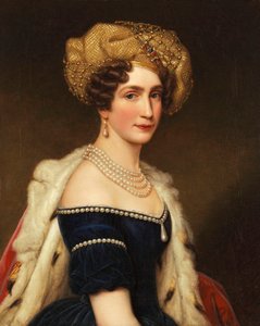 Prinsessan Augusta av Bayern (1788-1851), hertiginna av Leuchtenberg, ca 1825 (olja på duk) av Joseph Carl Stieler