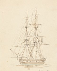 Singel Hermafrodit Brig, Bow Forward av Joseph Cartwright