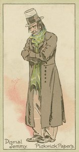 Dismal Jemmy, Pickwick Papers (färglitografi)