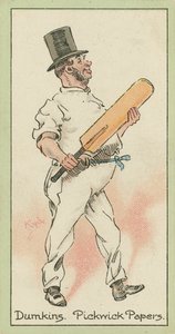 Dumkins, Pickwick Papers (färglitografi)