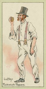 Luffey, Pickwick Papers (färglitografi)