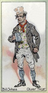 Bill Sikes, från "Oliver Twist", av Charles Dickens, 1923
