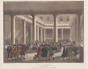 Corn Exchange, Mark Lane, 1 september 1808., 1 september 1808. av Joseph Constantine Stadler