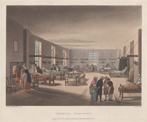 Hospital, Middlesex, 1 april 1809., 1 april 1809. av Joseph Constantine Stadler