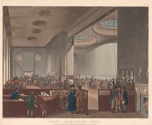 Lloyds prenumerationsrum av Joseph Constantine Stadler