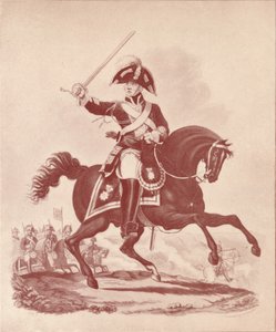 Officer, 2:a regementet Life Guards Waterloo Period, 1812-1815 1909 av Joseph Constantine Stadler