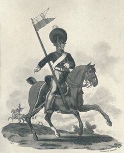 Royal Artillery Mounted Rockett Corps, 1812-1815 1909 av Joseph Constantine Stadler