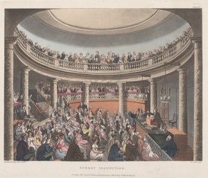 Surrey Institution, 1 september 1809, 1 september 1809. av Joseph Constantine Stadler