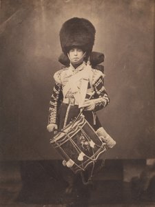 Grenadier Guards trummis, ca. 1856.