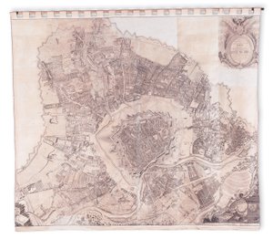 Wienväggkarta, 1776 eller 77 av Joseph Daniel Huber