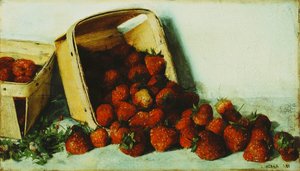Korg med jordgubbar, 1883