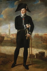 Porträtt av Bernard-Francois, Marquis de Chauvelin (olja på duk) av Joseph Denis Odevaere