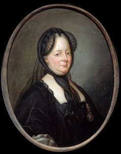 Porträtt av Marie Therese av Österrike (1717-1780), Imperatrice drottning av Ungern och Boheme-målning av Joseph Ducreux (1735-1802) 1700-talets sön. 0,8x0,65 m - Porträtt av Marie Therese av Österrike (1717-1780), kejsarinna drottning av Ungern och Böhmen av Joseph Ducreux