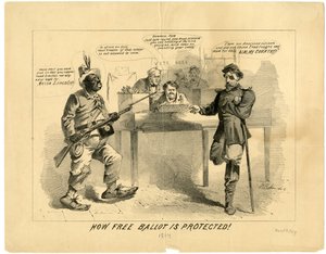 Hur den fria rösträtten skyddas, 1864
