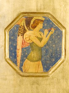 Ängel med kors, detalj från Crystofore av Joseph Edward Southall