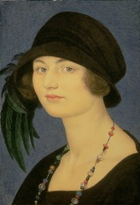 Porträtt av Jocelyne Verney Gaskin, 1924