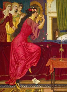 Sigismonda dricker giftet, c1897.