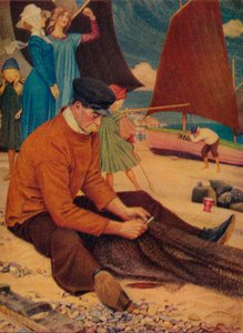Stranden, 1910 av Joseph Edward Southall