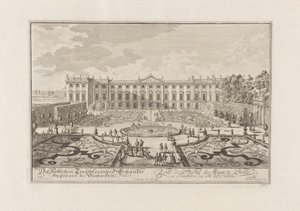 Palais Trautson i Wien, 1719. av Joseph Emanuel Fischer von Erlach