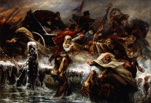Låt kejsaren passera!, 1901 av Joseph Emanuel Van Den Bussche