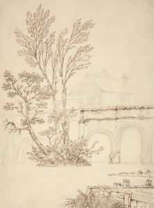 Caversham Bridge, Reading av Joseph Farington