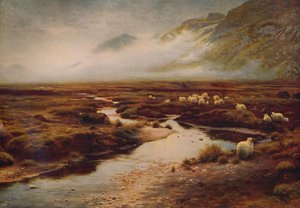 The Moss at Poolewe, 1913, c1915 av Joseph Farquharson