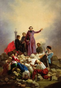 Ärkebiskop Affre på barrikaderna, 1848