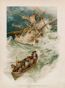 Illustration för Robinson Crusoe