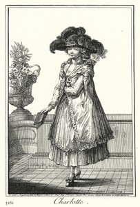 Charlotte (gravyr) av Joseph Franz von (after) Goez