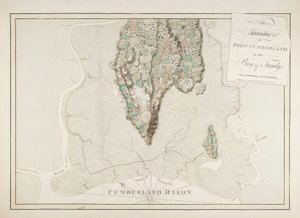 Omgivningarna kring Fort Cumberland i Fundybukten av Joseph Frederick Wallet DesBarres