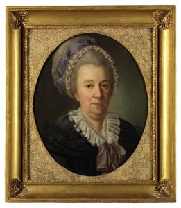 Porträtt av prinsessan Jekaterina Ivanovna Cherkasova 1727-1797, född Hedvig Elisabeth von Biron, 1781 av Joseph Friedrich August Darbes