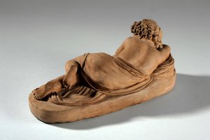 Maquette för Margaret Gott som en brud i skogen