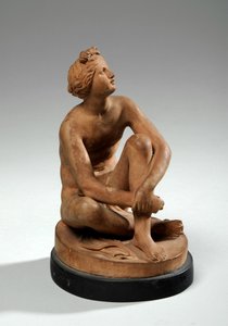 Maquette för en pastoral Apollo