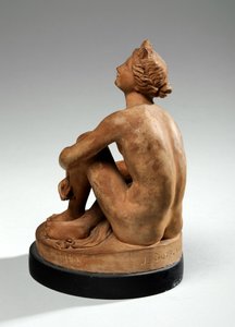 Maquette för en pastoral Apollo