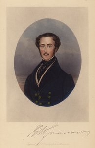 Rees Howell Gronow, eller kapten Gronow (kolorerad gravyr)