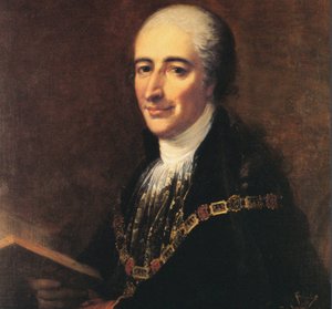 Porträtt av Maximilian Joseph greve von Montgelas 1759-1838, 1806. av Joseph Hauber after