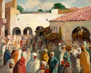 Sidi-bou-Said (Tunisien) av Joseph Henry Sharp