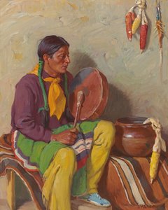 The Chant (olja på duk)