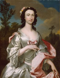 Fru Freeman Flower, 1747. av Joseph Highmore