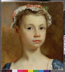 Skiss av en ung flicka, ca 1730-40 av Joseph Highmore